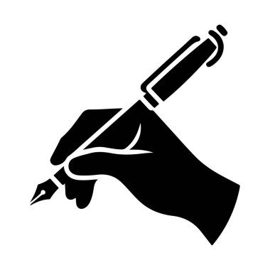 El vektörü illüstrasyon tasarımı olan bir kalem