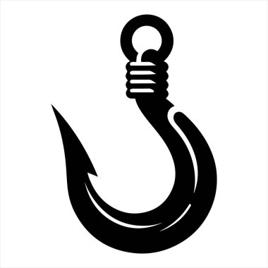 beyaz arka planda kanca simgesi