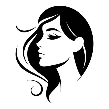 Güzel bir kadının silueti..