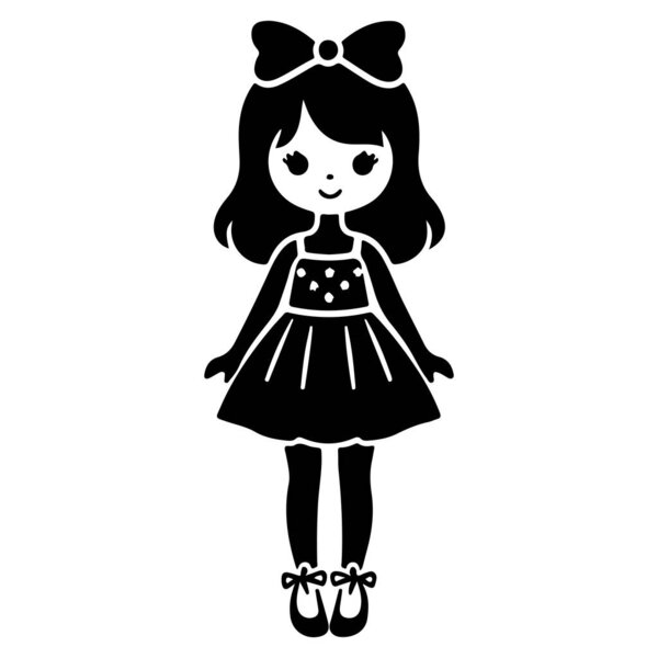 девушка с платьем