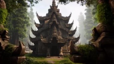 Geleneksel fantezi tapınağı. 