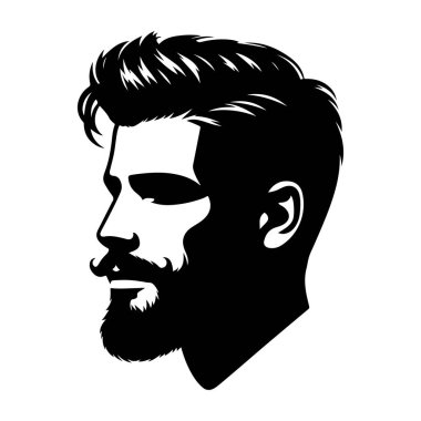 Bir adamın siyah beyaz portresi. Siyah beyaz bıyıklı bir adamın resmi.