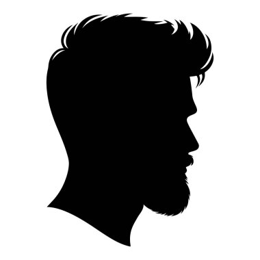 Bir adamın silueti.
