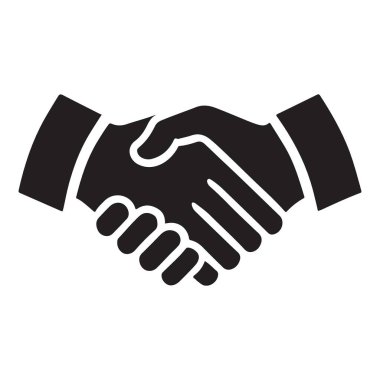 Güçlü Ortaklık Anlaşması Siluet İllüstrasyonu