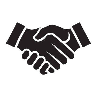 Güçlü Ortaklık Anlaşması Siluet İllüstrasyonu