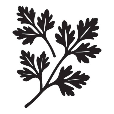 Zarif Maydanoz Silüeti Çizimi Mutfak Tasarımları İçin Mükemmel