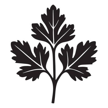 Zarif Maydanoz Silüeti Çizimi Mutfak Tasarımları İçin Mükemmel