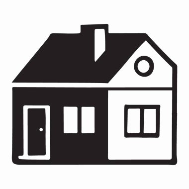 Büyüleyici Siyah ve Beyaz Saray Silüeti Kusursuz Bir Ev Tasarımı