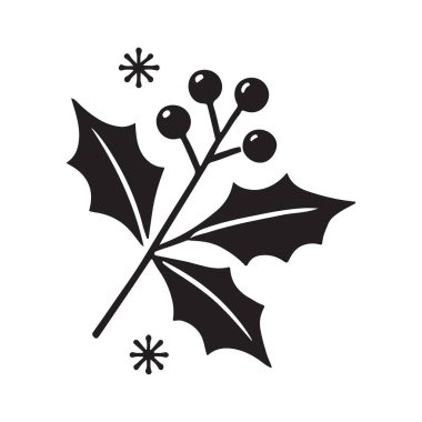 Kutsal yaprak ikonlu yaprak. vektör çizimi tasarımı