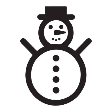 kardan adam vektör simgesi düz simge