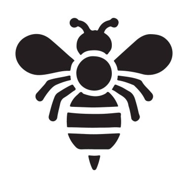 Zarif Siyah Arı Silüeti Görüntü Vektörü Grafiksel