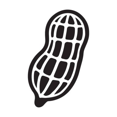 Lezzetli Yerfıstığı Görünümü Tasarımlarınız için Mükemmel bir Vektör Grafiği