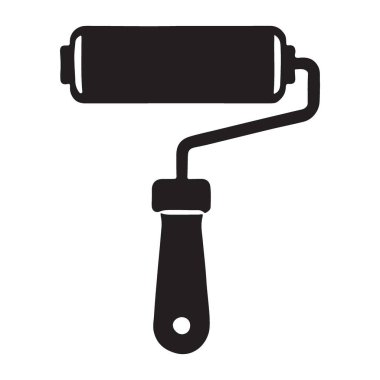 Profesyonel Ressam Bir Boyalı Patenli Siluet Çizimi Kullanıyor