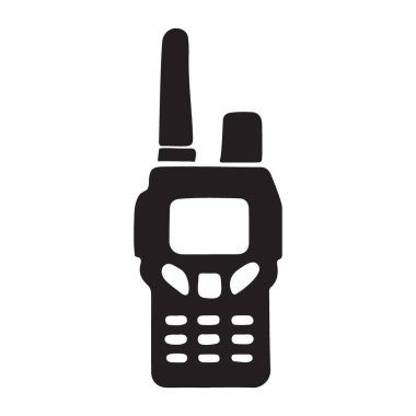 kie radio simgesi, düz stil