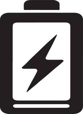 enerji yükleme simgesi ana hat biçiminde