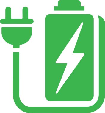 pil simgesi, vektör illüstrasyonu