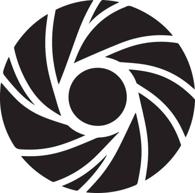 Açıklık Silüeti Simge Vektör İllüstrasyon Grafik Tasarım Elemanı