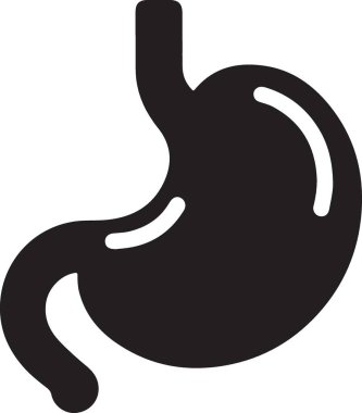 Mide mide organı simgesi.