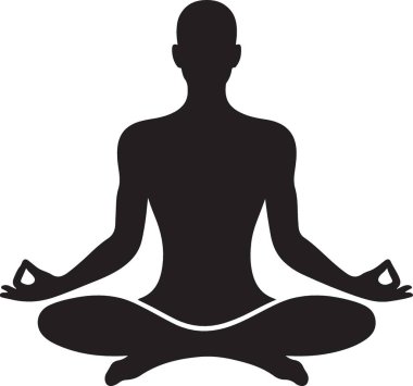 yoga. Web simgesi basit illüstrasyon