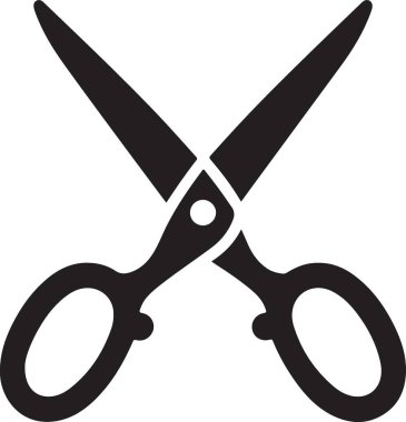 makas vektör simgesi sanatı