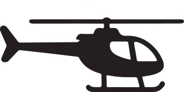 Helikopter helikopter simgesi ana hat biçiminde