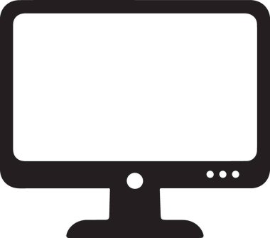 bilgisayar masaüstü monitör simgesi