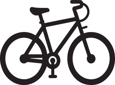 bisiklet ikonu vektör illüstrasyonu