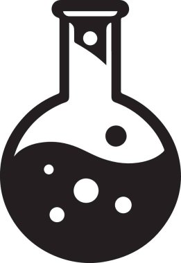 Kimyasal deney laboratuvar simgesi