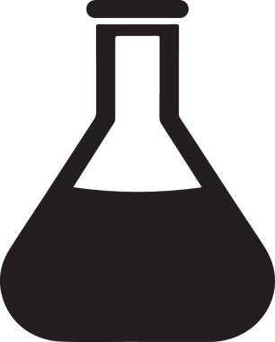 Mataranın laboratuvar simgesi taslak biçiminde