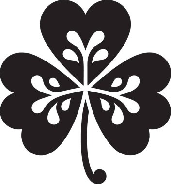 Çiçek yapraklı yonca ikonu. Beyaz arkaplanda izole edilmiş web tasarımı için yonca yaprakları yonca vektör simgesi