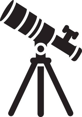dürbün simgesi. Basit resimleme