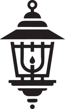 lamba ışığı avize simgesi ana hat biçiminde