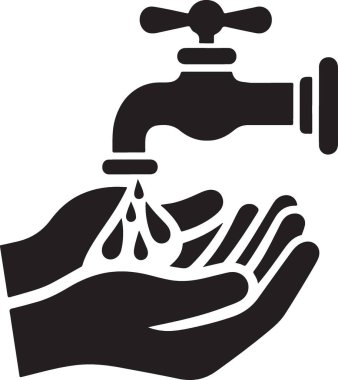 El yıkama vektörü simgesi