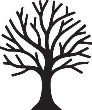 Ağaç. Web simgesi basit illüstrasyon