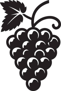 Üzüm. Web simgesi basit illüstrasyon