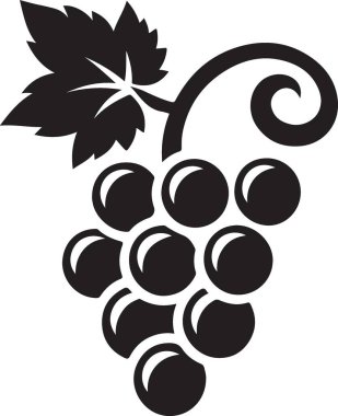 şarap üzümü vektör illüstrasyonu