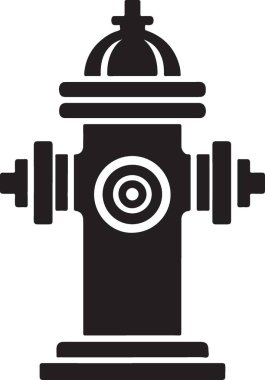 Klasik Yangın Hiddetli Siluet Görüntü Vektörü Grafiksel