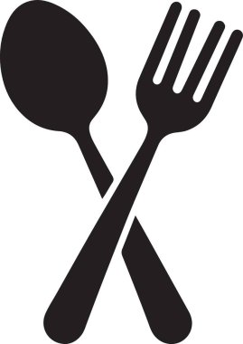 çatal çatal kaşığı simgesi