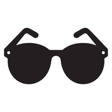 güneş gözlüğü ikonu vektör illüstrasyonu