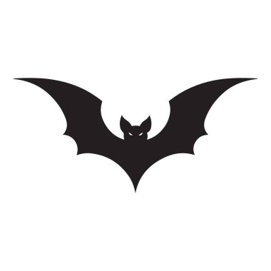 yarasa simgesi, vektör tasarım şablonu.