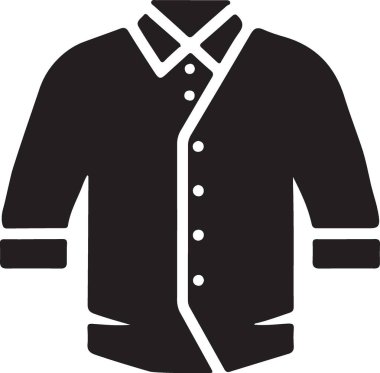 shirt simgesi vektör illüstrasyonu