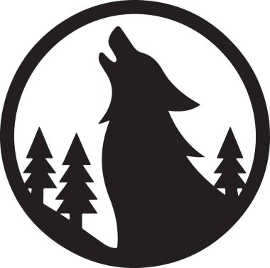 Bir tilkinin vektör illüstrasyonu