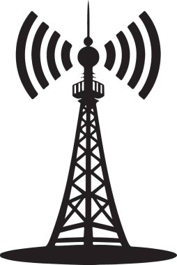 Radyo kulesi simgesi, basit biçim