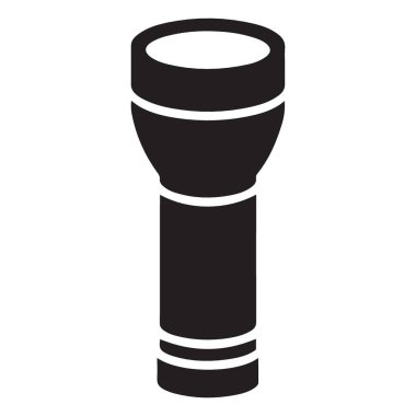Flashlight Siluet Çizimi Pürüzsüz ve Güvenilir Işıklandırma Aracı