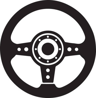 Moda stili izole edilmiş arka planda direksiyon simgesi