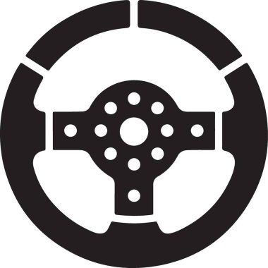 Direksiyon simgesi, basit vektör illüstrasyonu