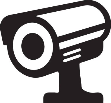 Gözetim kamera vektör çizim