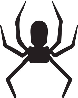 Cadılar Bayramı örümcek vektör simgesi