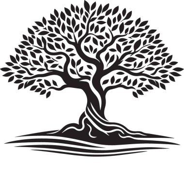 ağaç logo vektör tasarımı