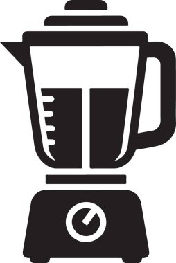 Güçlü karıştırıcı silueti Illustration A Kitchen Appliance Icon
